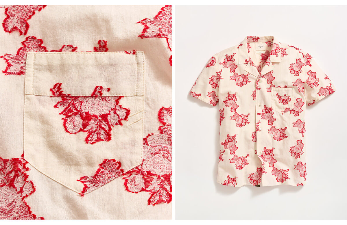 FLoral Jacquard Shirt