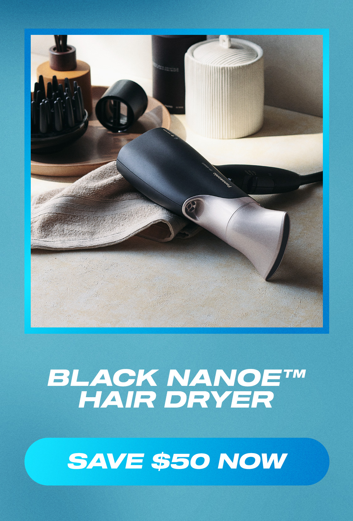Black nanoe Hair Dryer - Save $50 Now