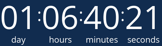 Countdown to the sale's end.