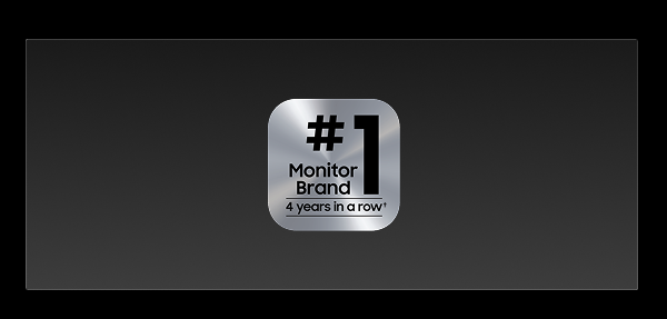 #1 Monitor Brand - 4 years in a row&dagger;