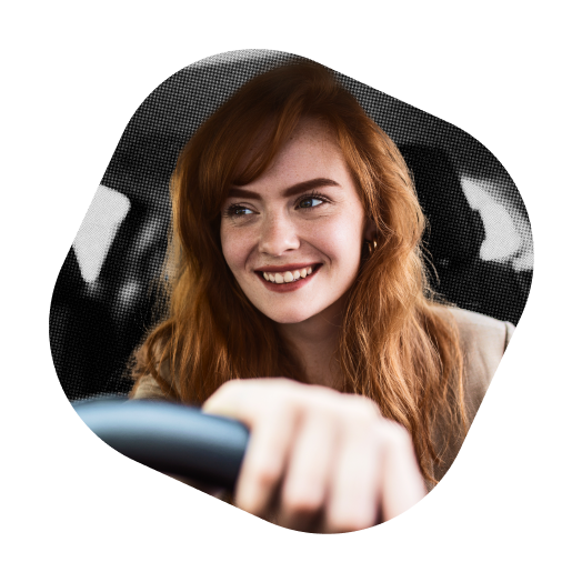 Woman driving