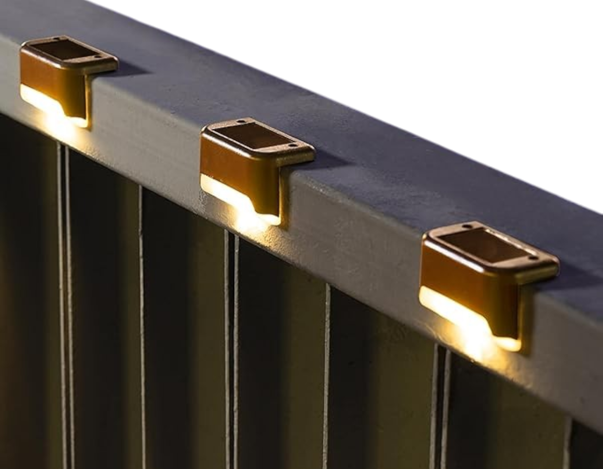Solpex Outdoor Solar Deck Lights, 16-Pack
