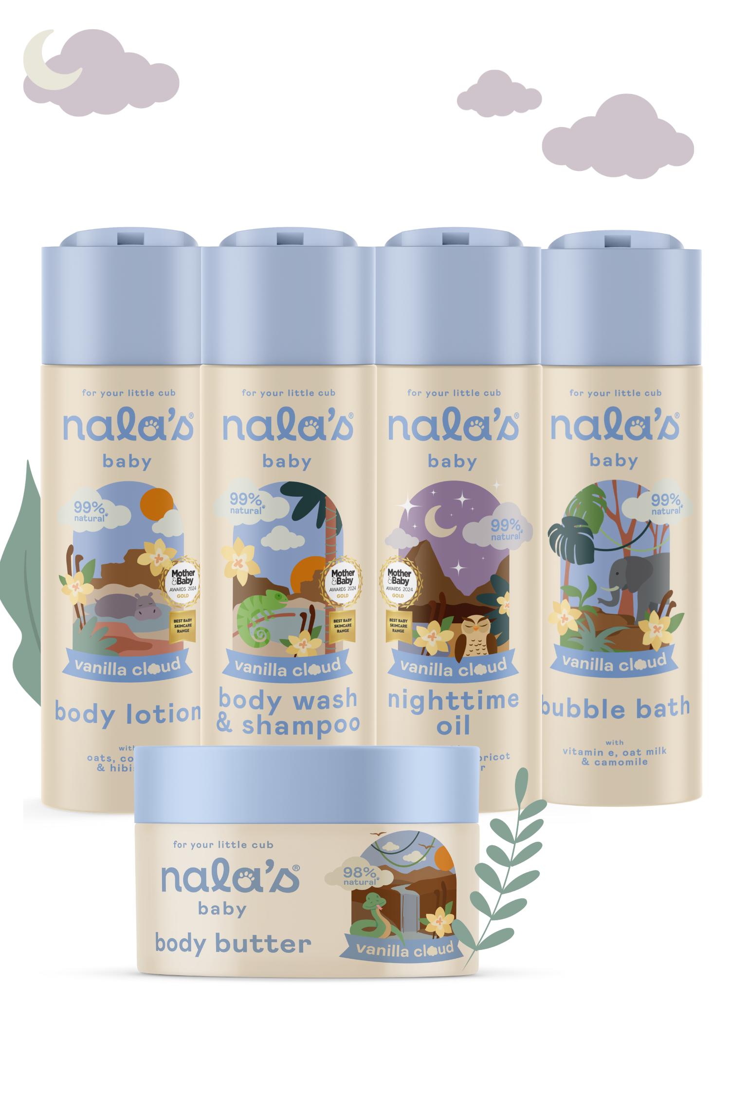 Image of Vanilla Cloud Complete Bundle (5x 200ml)