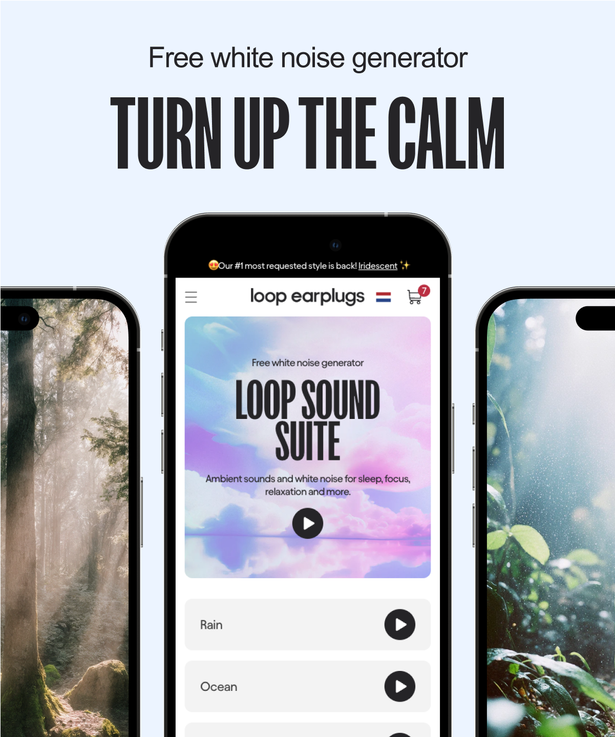 Turn up the calm.