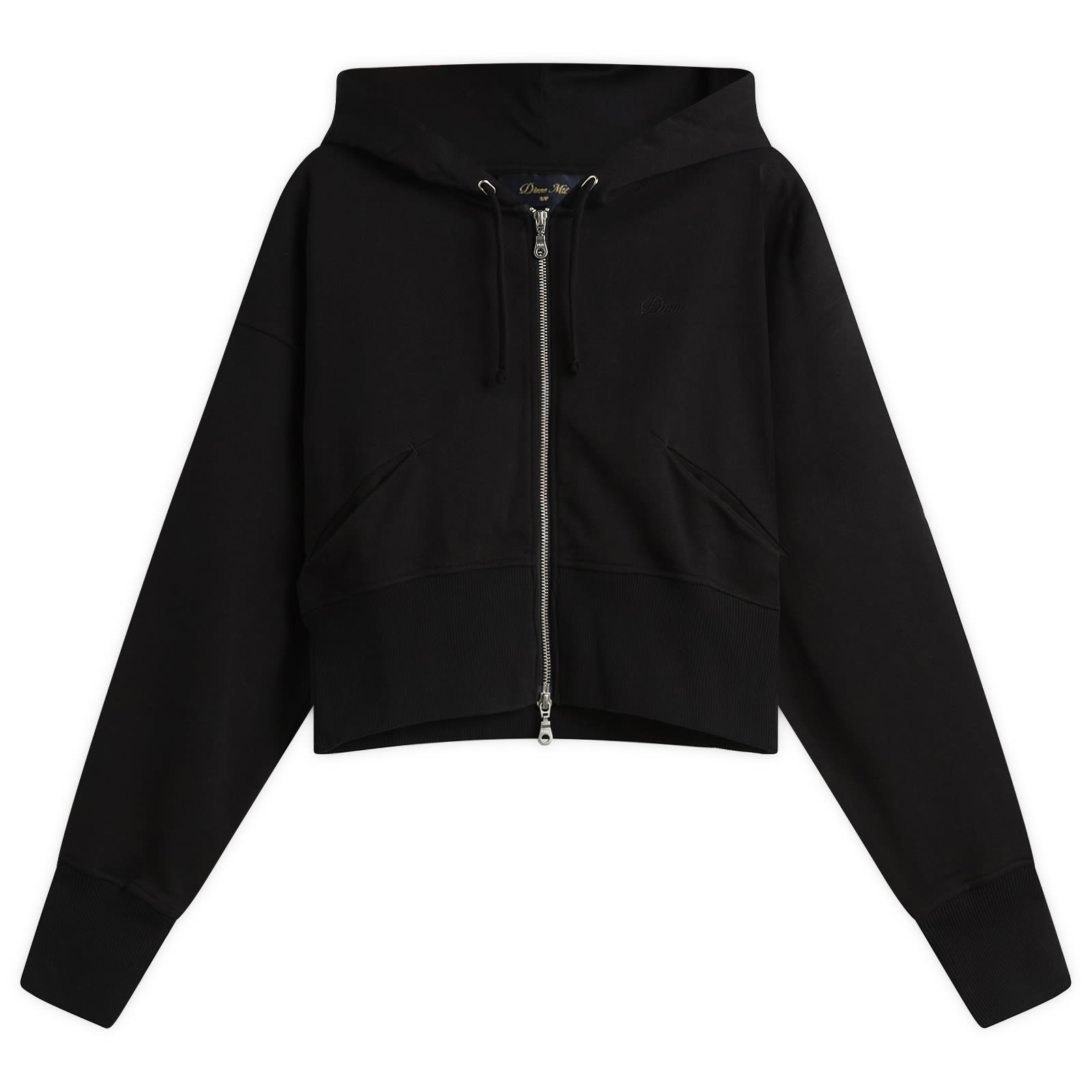 Dime Cropped Zip Hoodie