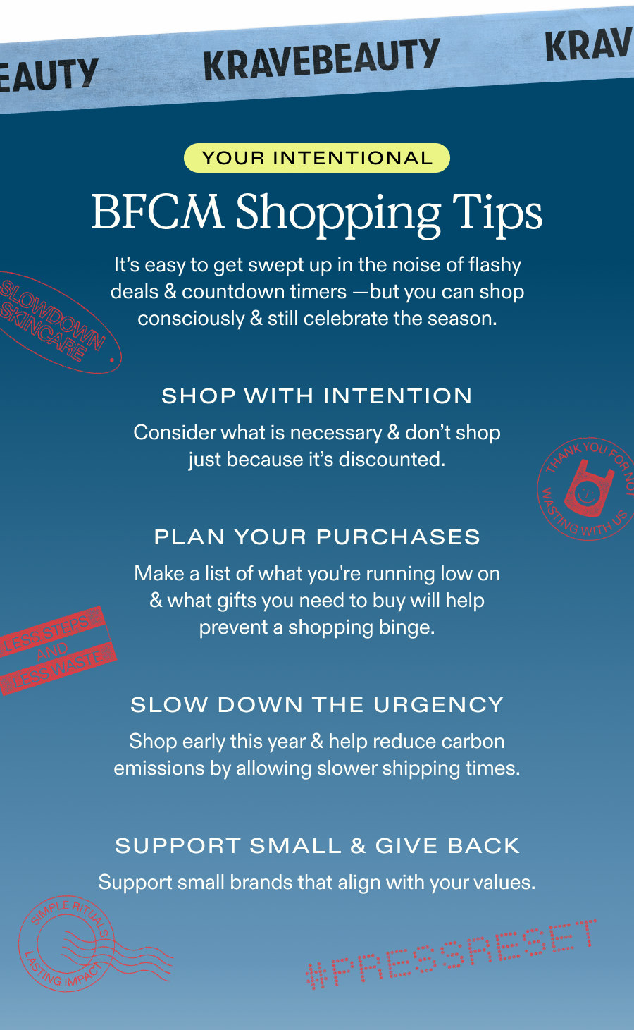 Your intentional BFCM shopping tips