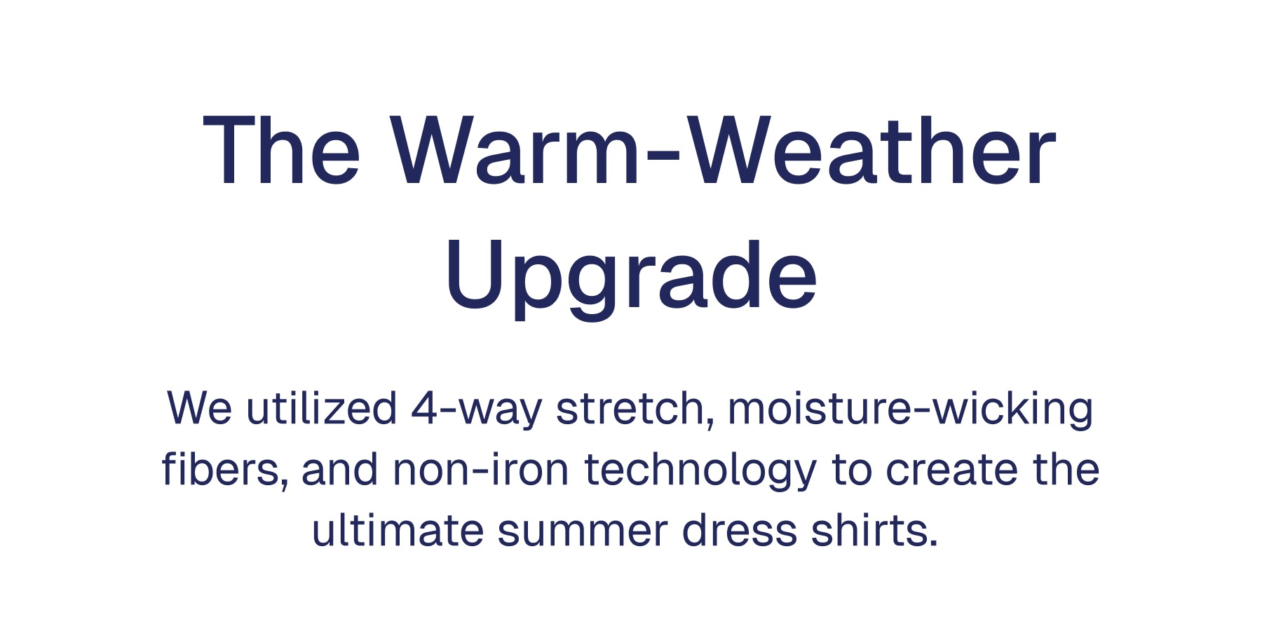 The Warm-Weather Upgrade