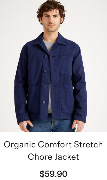 Organic Comfort Stretch Chore Jacket