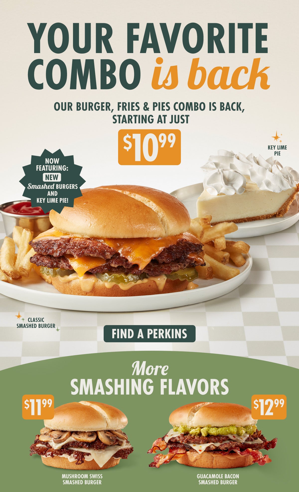 The Return of Burger, Fries & Pie