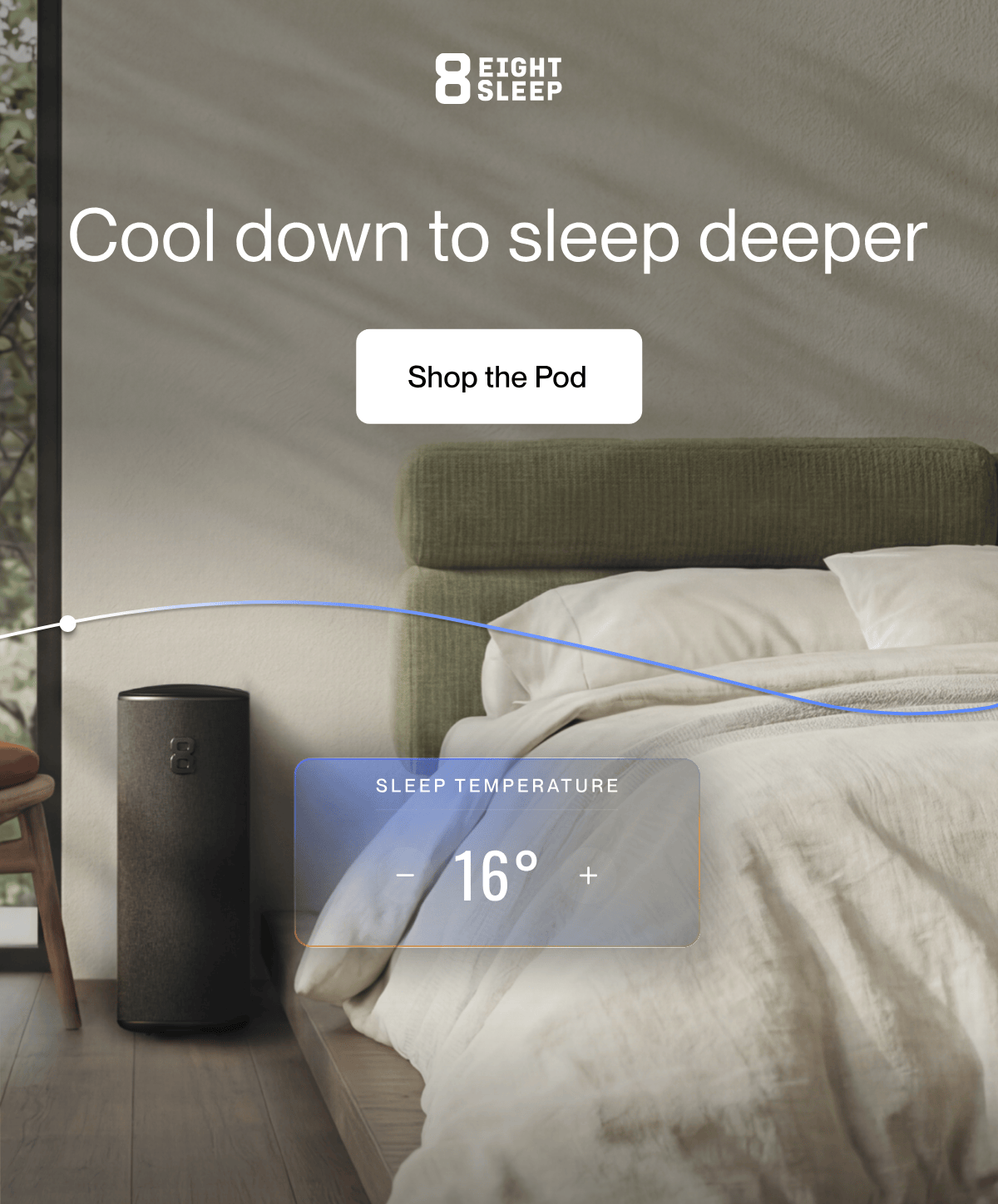 Cool down to sleep deeper