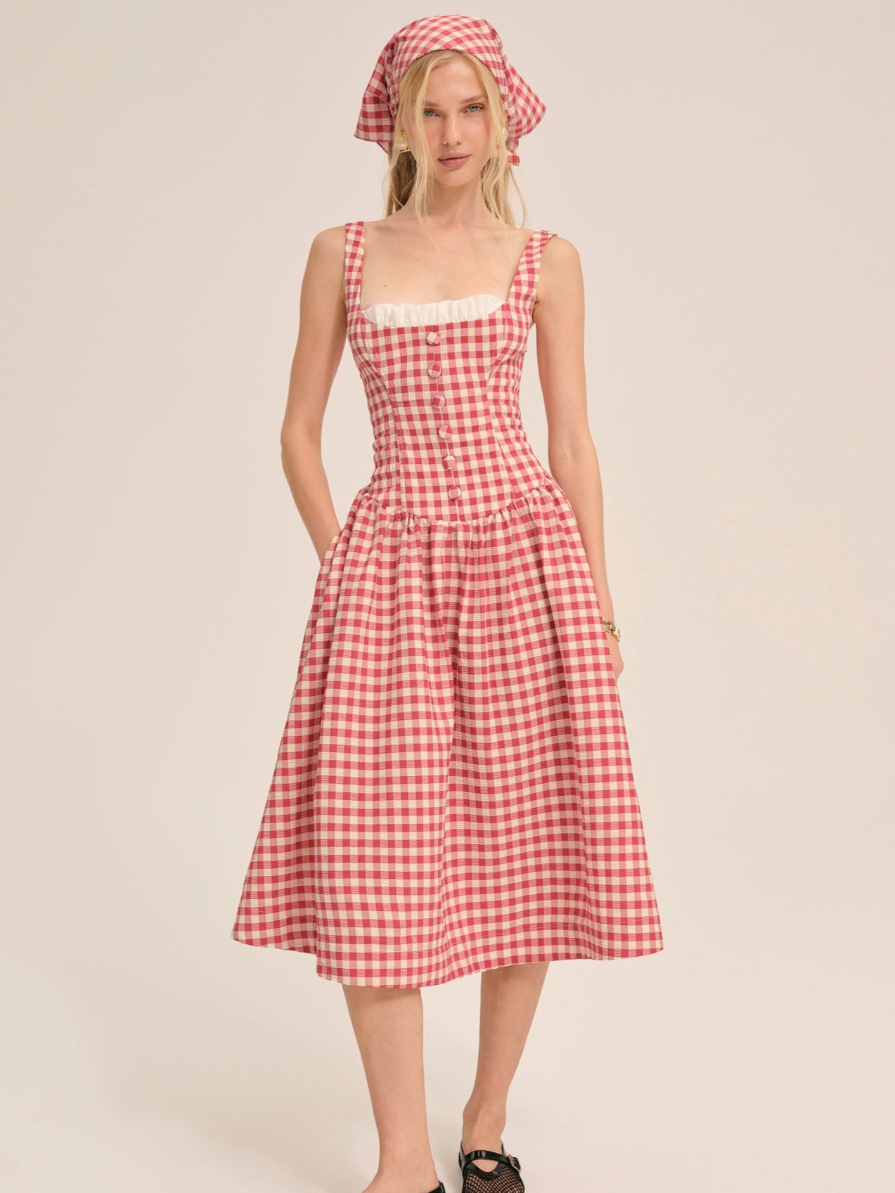 Image of Scotch Bonnet Midi Dress