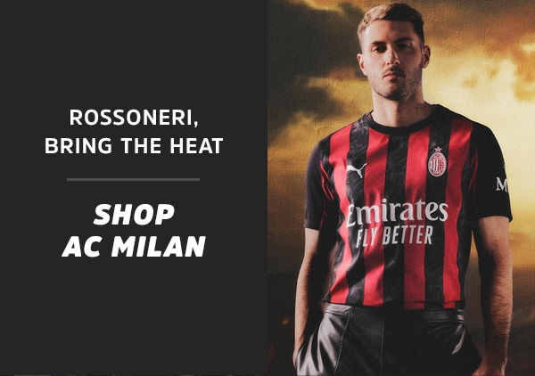 Rossoneri, bring the heat. Shop AC Milan