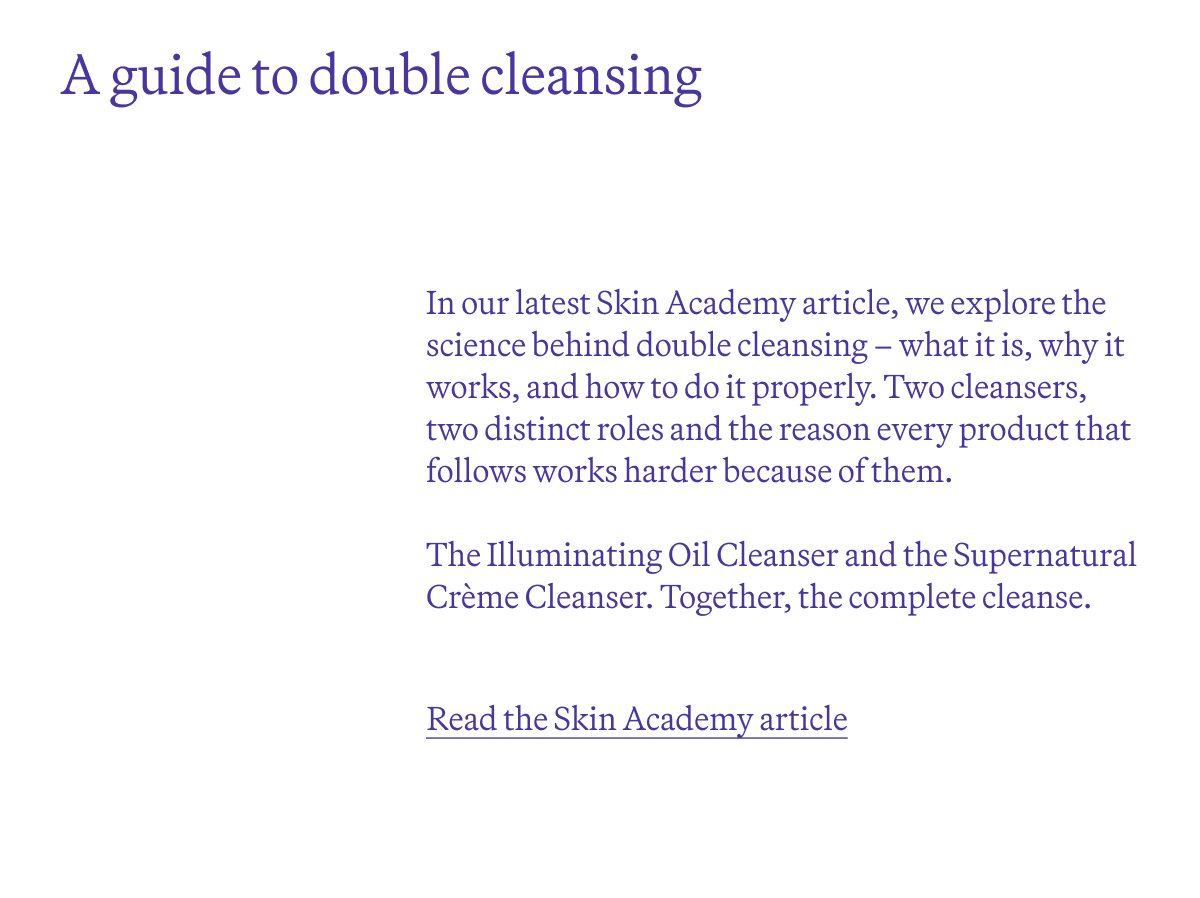 Double Cleansing Blog