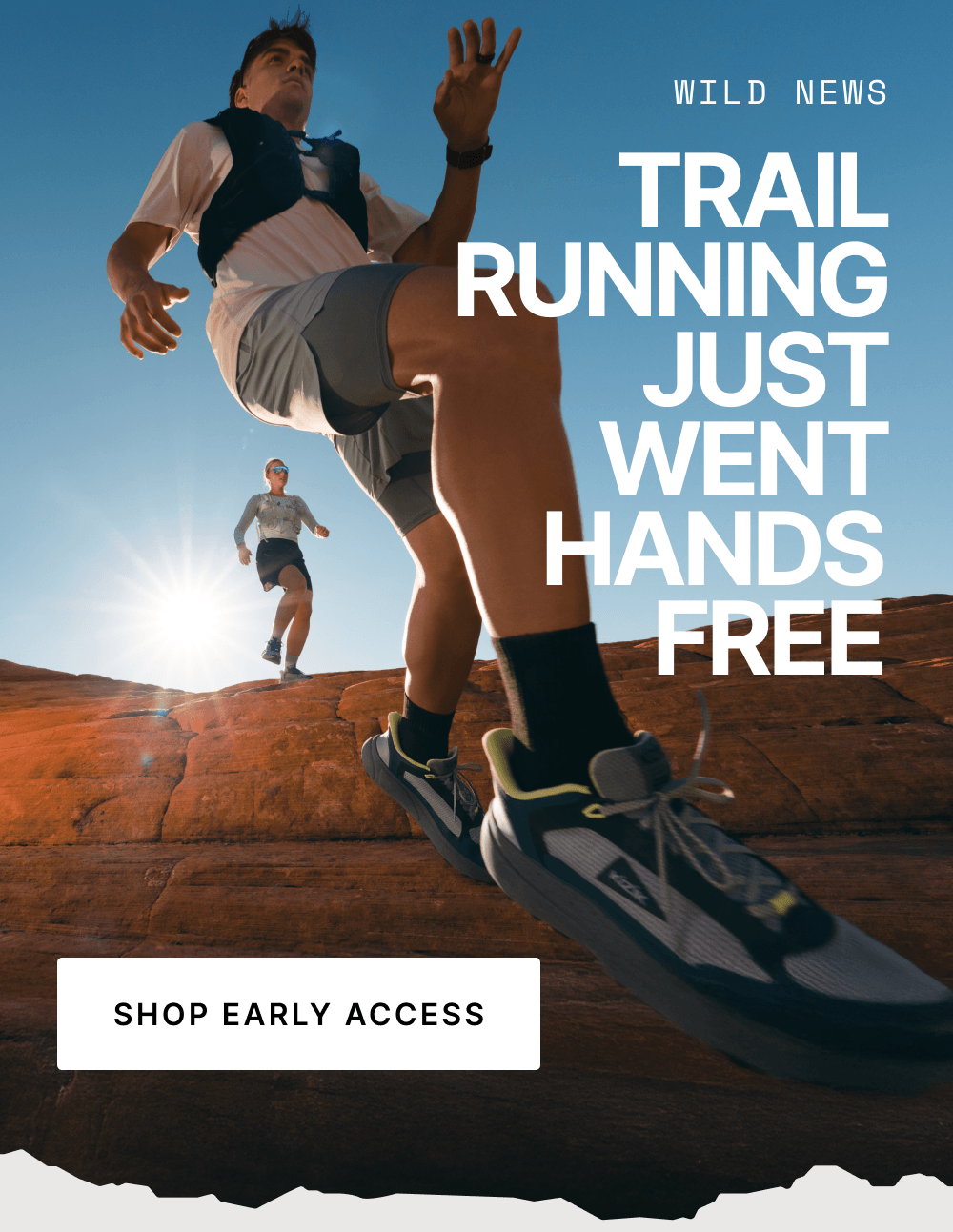 Wild news. Trail running just went hands free.