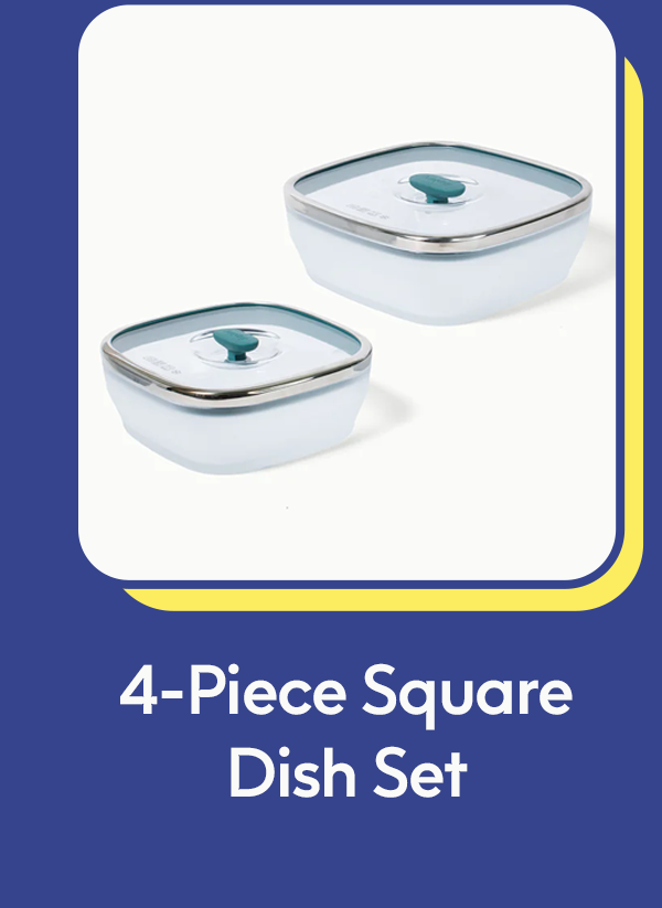 4-Piece Square Dish Set