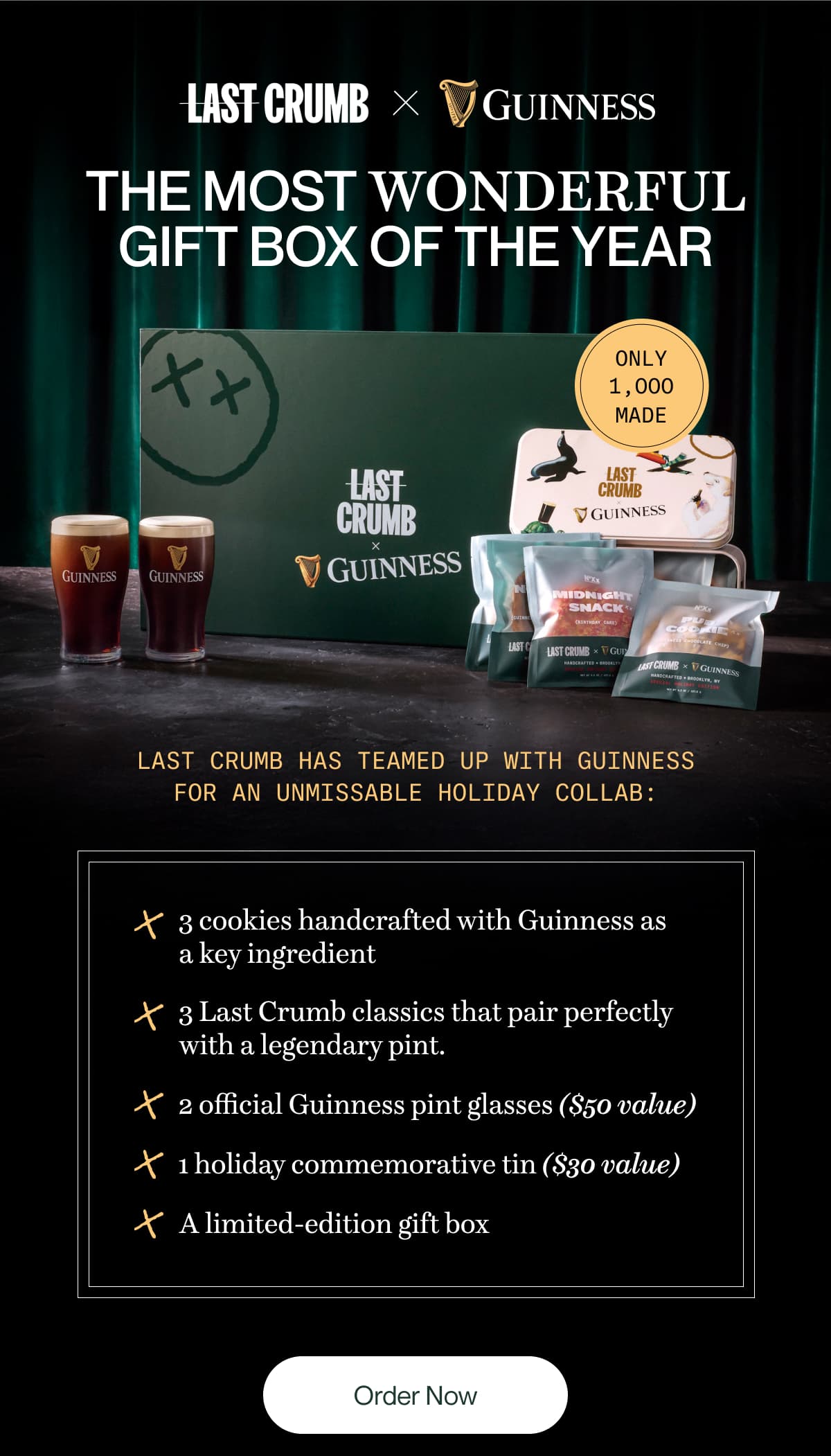 Last Crumb x Guinness | The Most Wonderful Gift box of the Year | Order Now