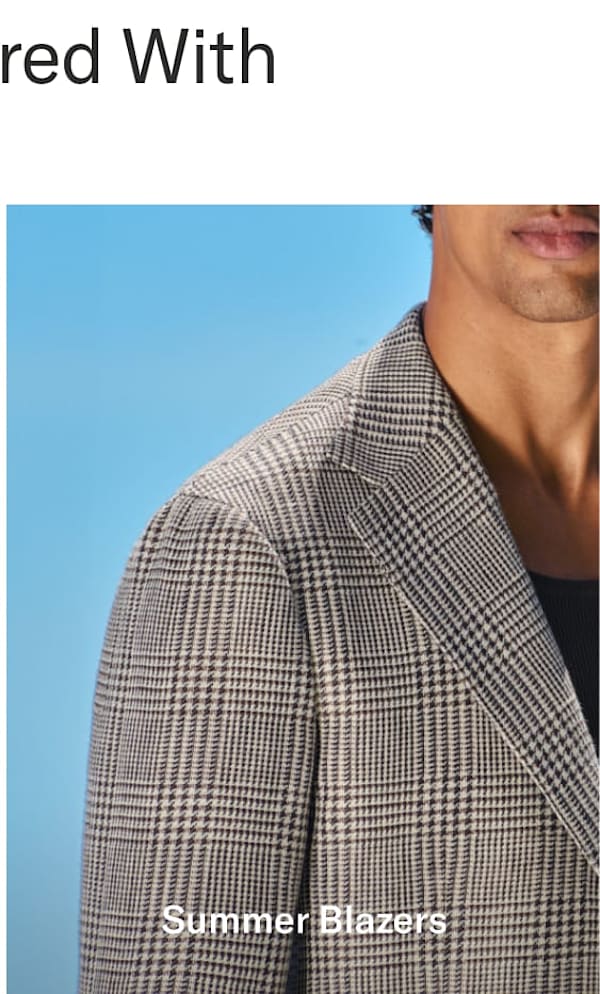 Summer blazers