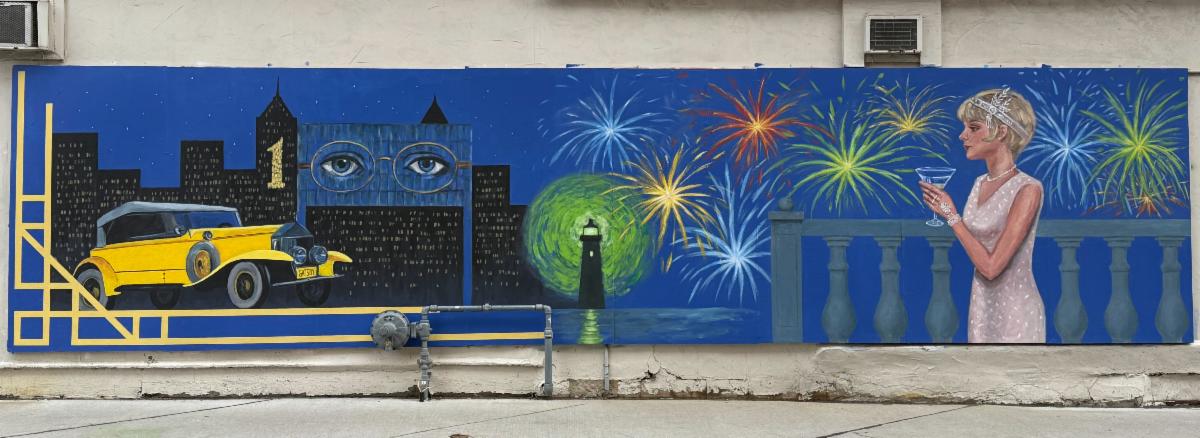 Great Gatsby Mural
