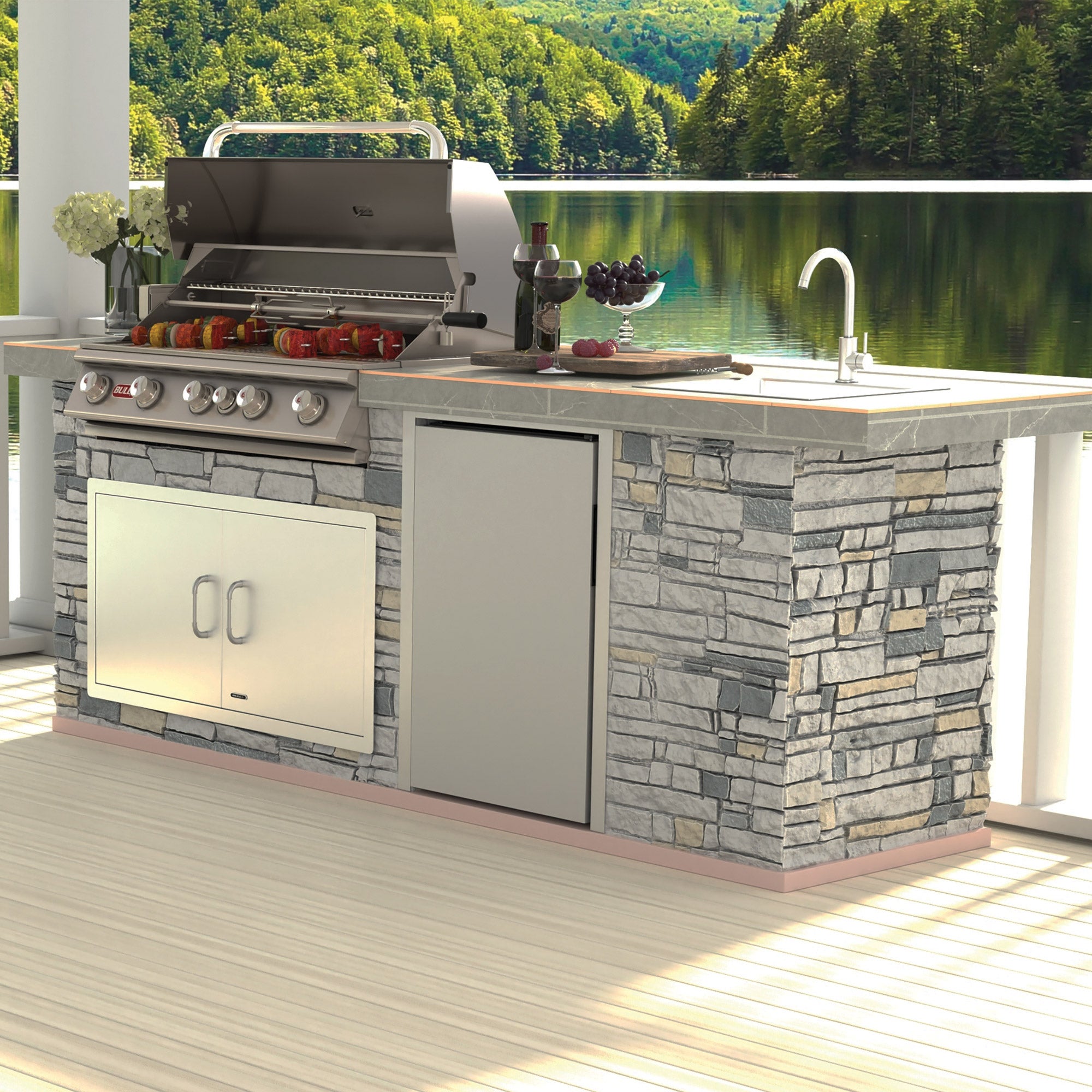 Premium Outdoor Kitchens and Grills with White Glove Delivery