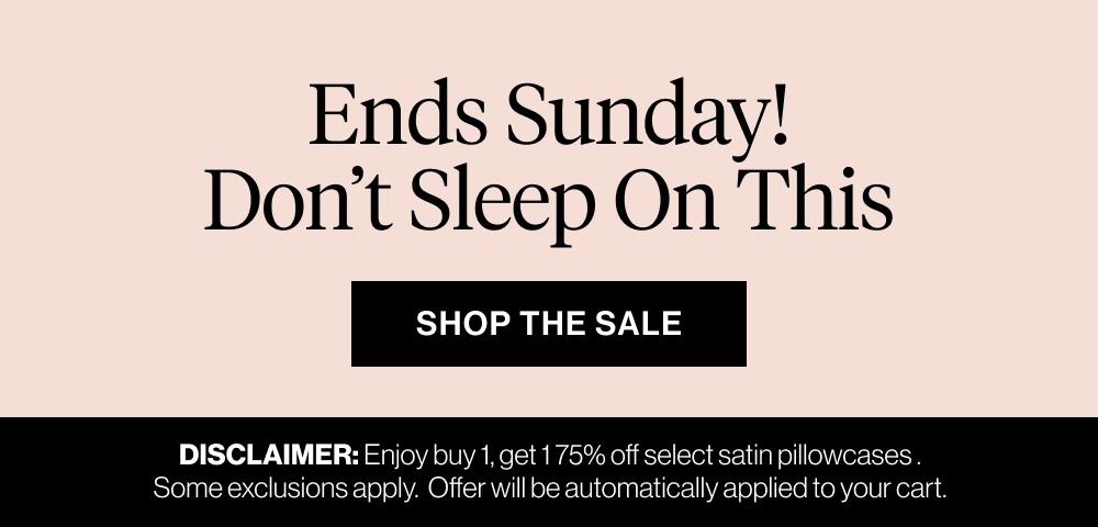 Ends Sunday! Don’t Sleep On This