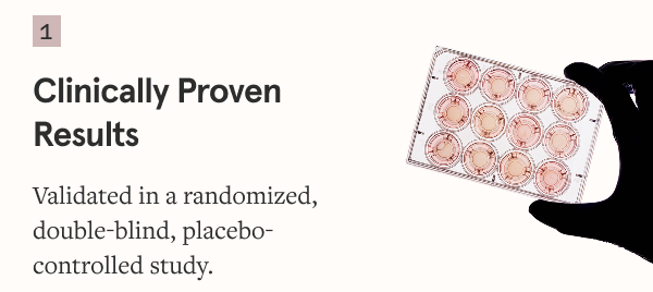 Validated in a randomized, double-blind, placebo-controlled study.