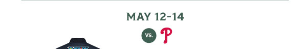 May 12-14 vs. Philadelphia Phillies