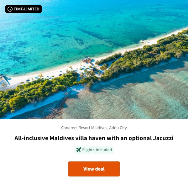 All-inclusive Maldives villa haven with an optional Jacuzzi