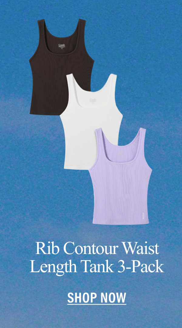 Shop the Rib Contour Waist Length 3-Pack