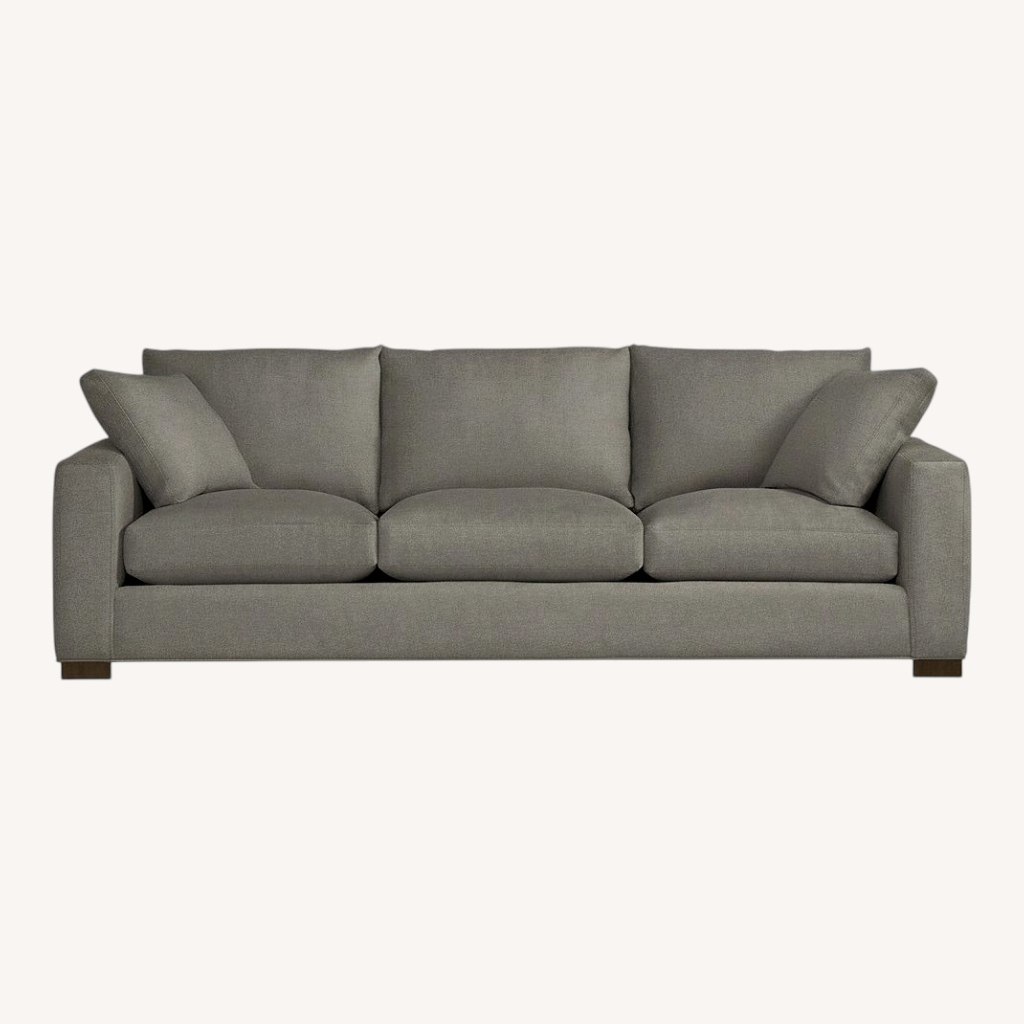 Image of Room & Board Micro Suede 3 Seater Sofa
