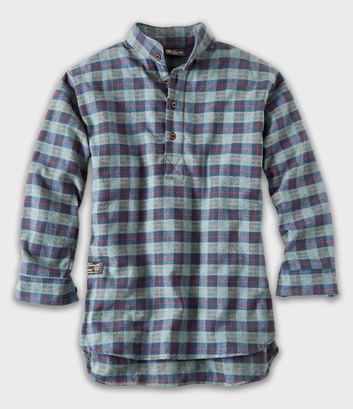 Image of Henley Flannel Shirt - Montana