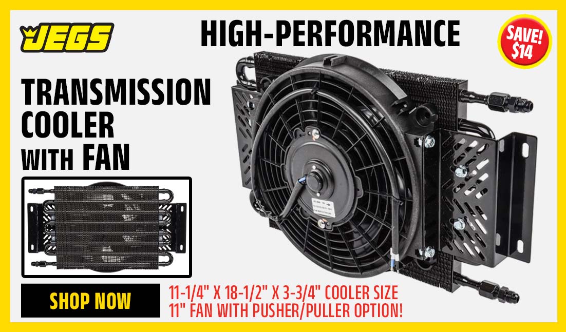 High-Performance Transmission Cooler with Fan