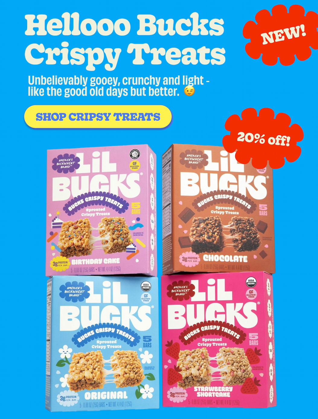 lil bucks bucks crispy treats