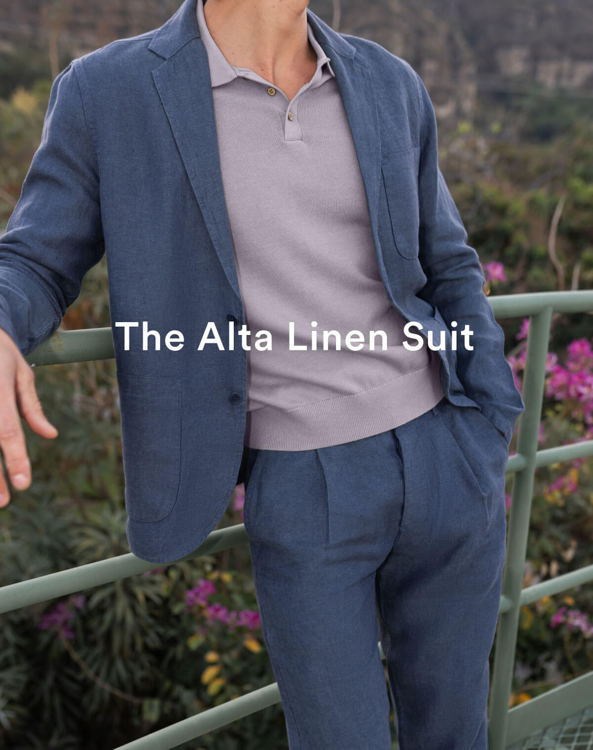 the alta linen suit