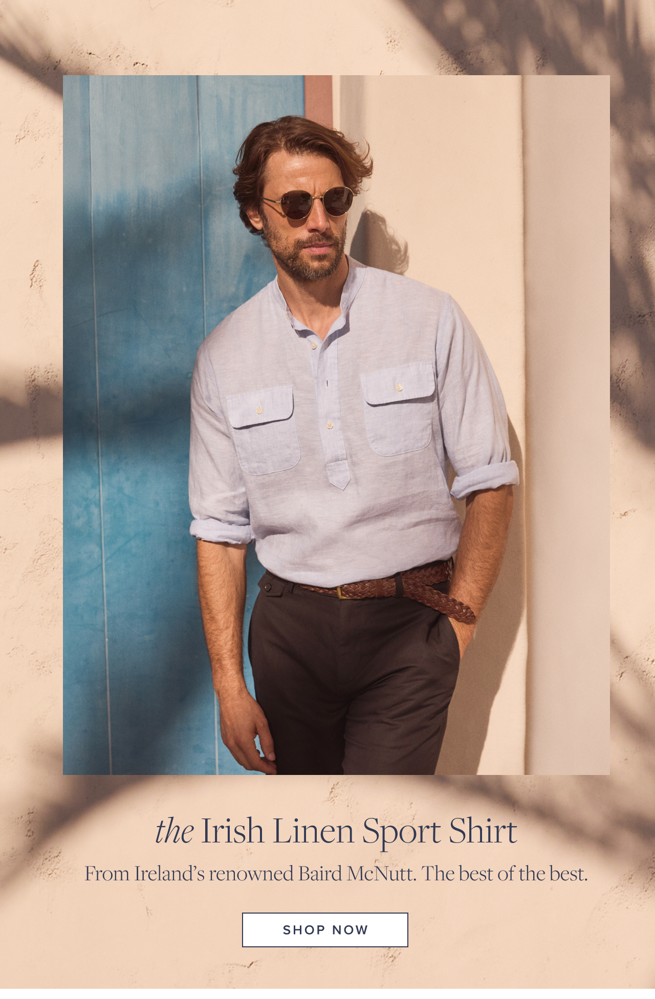 the Irish Linen Sport Shirt Shop Now