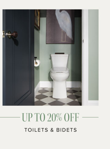 Up to 20% off - Toilets & Bidets
