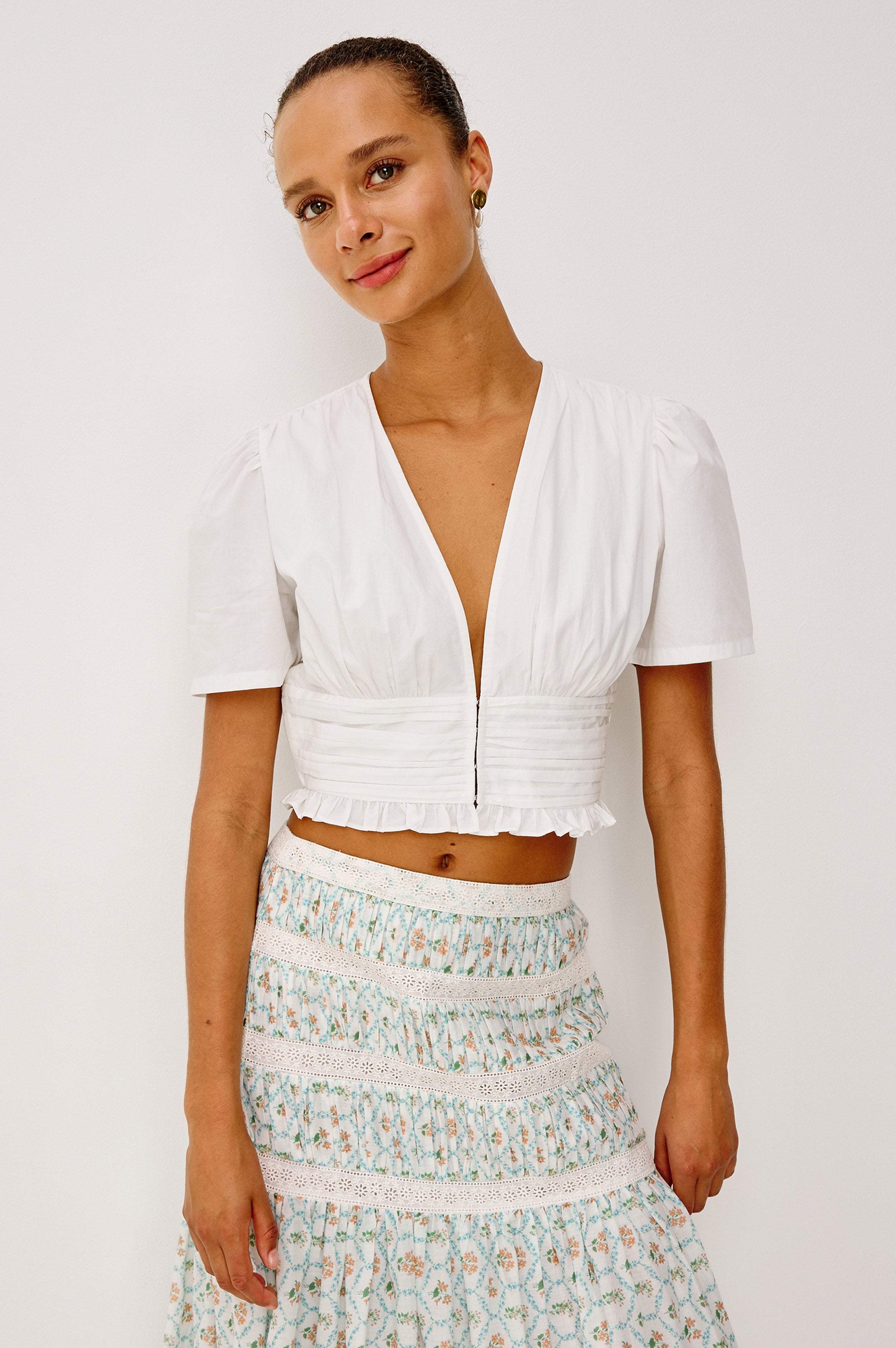 Image of OLYMPIA TOP - WHITE