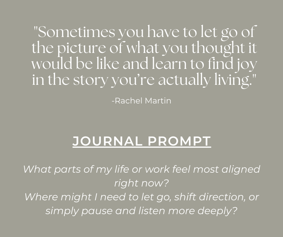 text box with a quote and journal prompt about rest and its importance