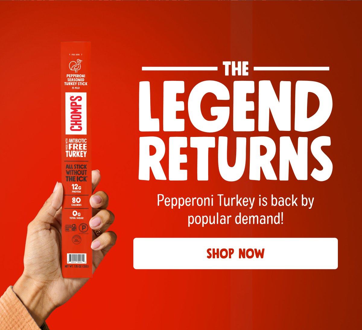 legend the returns Pepperoni Turkey is back by popular demand! shop now