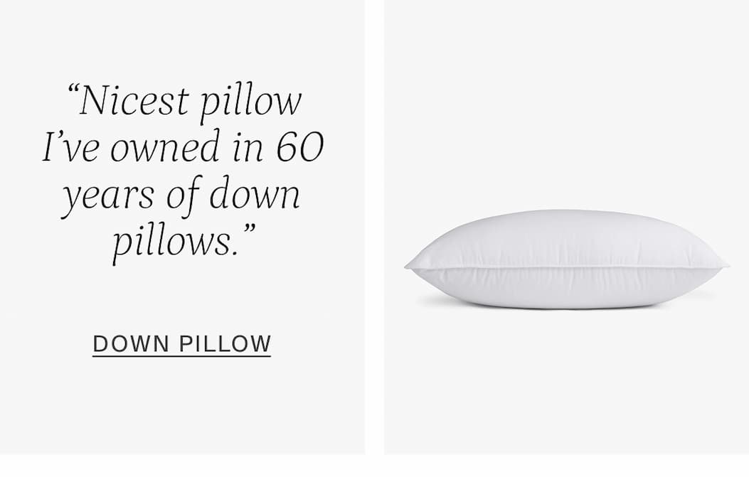 Down pillow