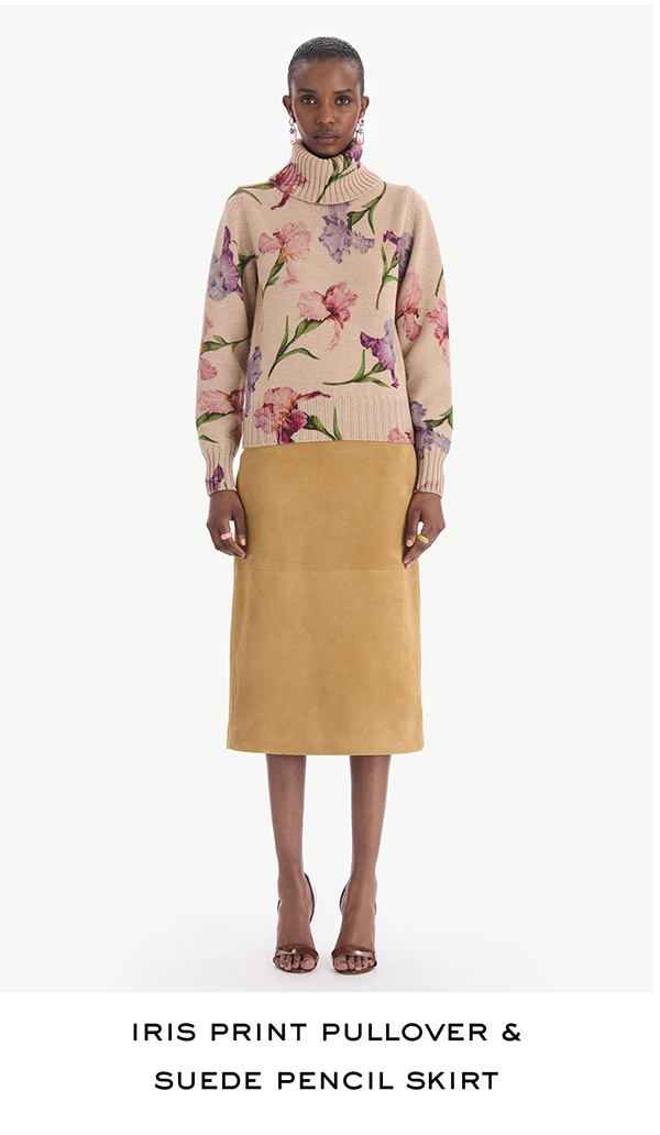 Iris Printed Pullover