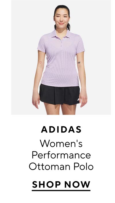 adidas Womens Performance Ottoman Polo