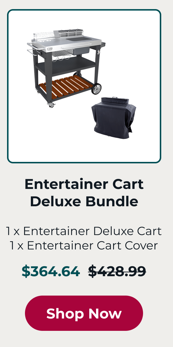 Entertainer Cart Deluxe Bundle  1 x&nbsp;Entertainer Deluxe Cart 1 x&nbsp;Entertainer Cart Cover