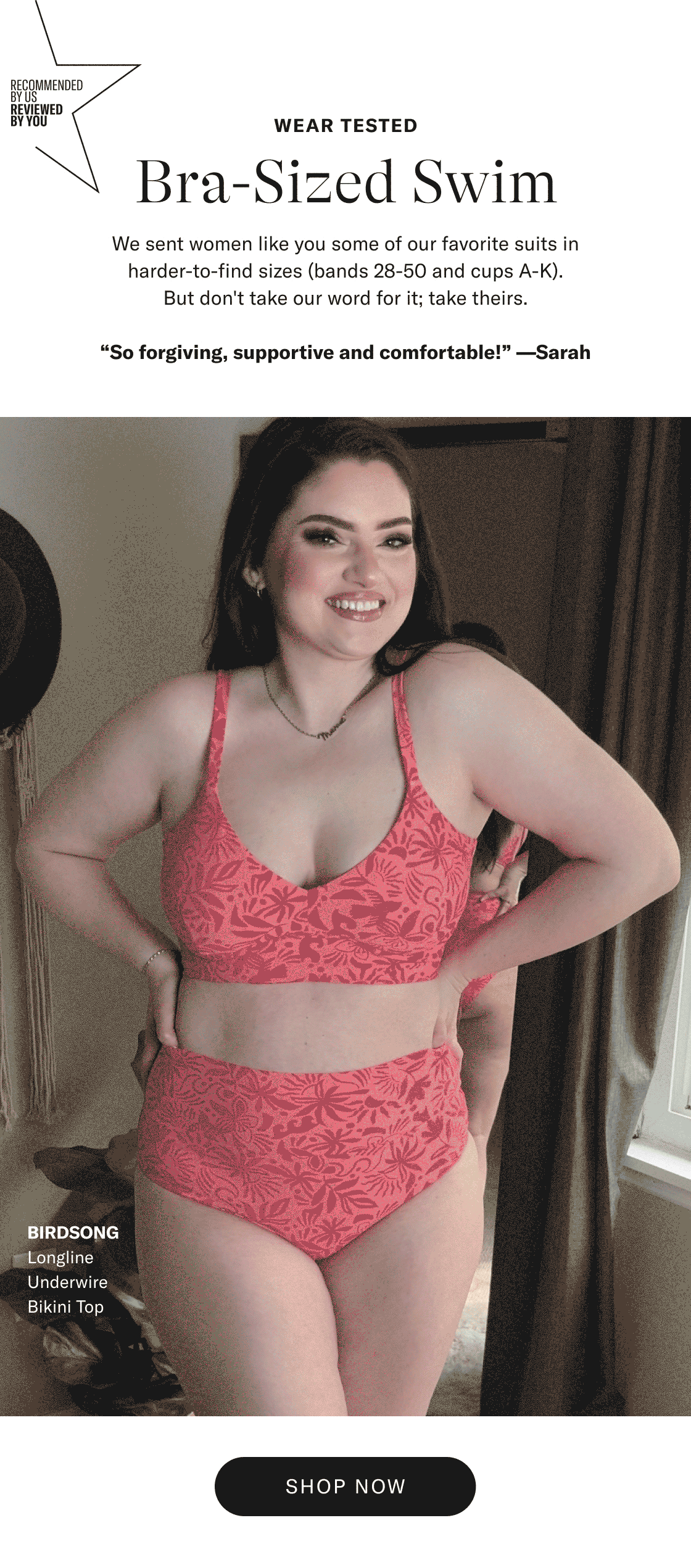 Bra-Sized Swim