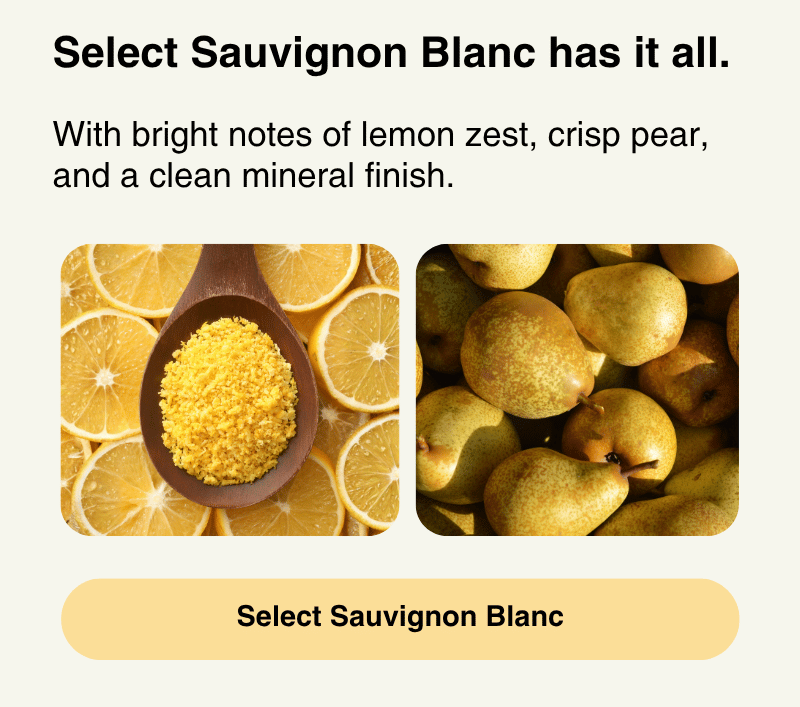 Select Sauvignon has it all