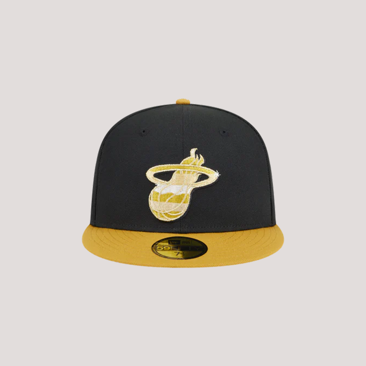 New Era Miami HEAT Black & Gold Fitted Hat
