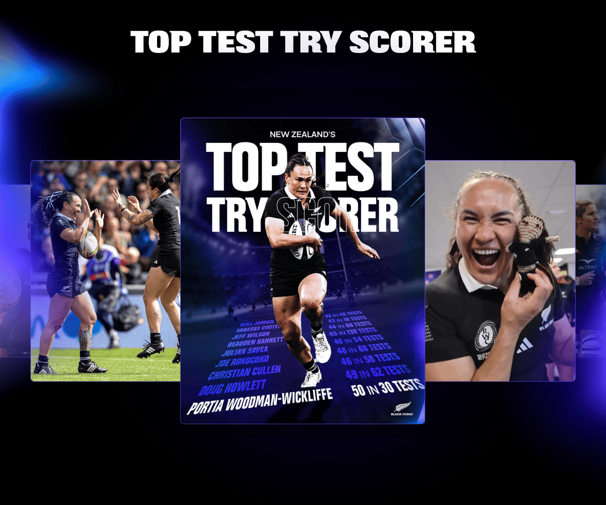 Top Test Try Scorer - Portia Woodman-Wickliffe