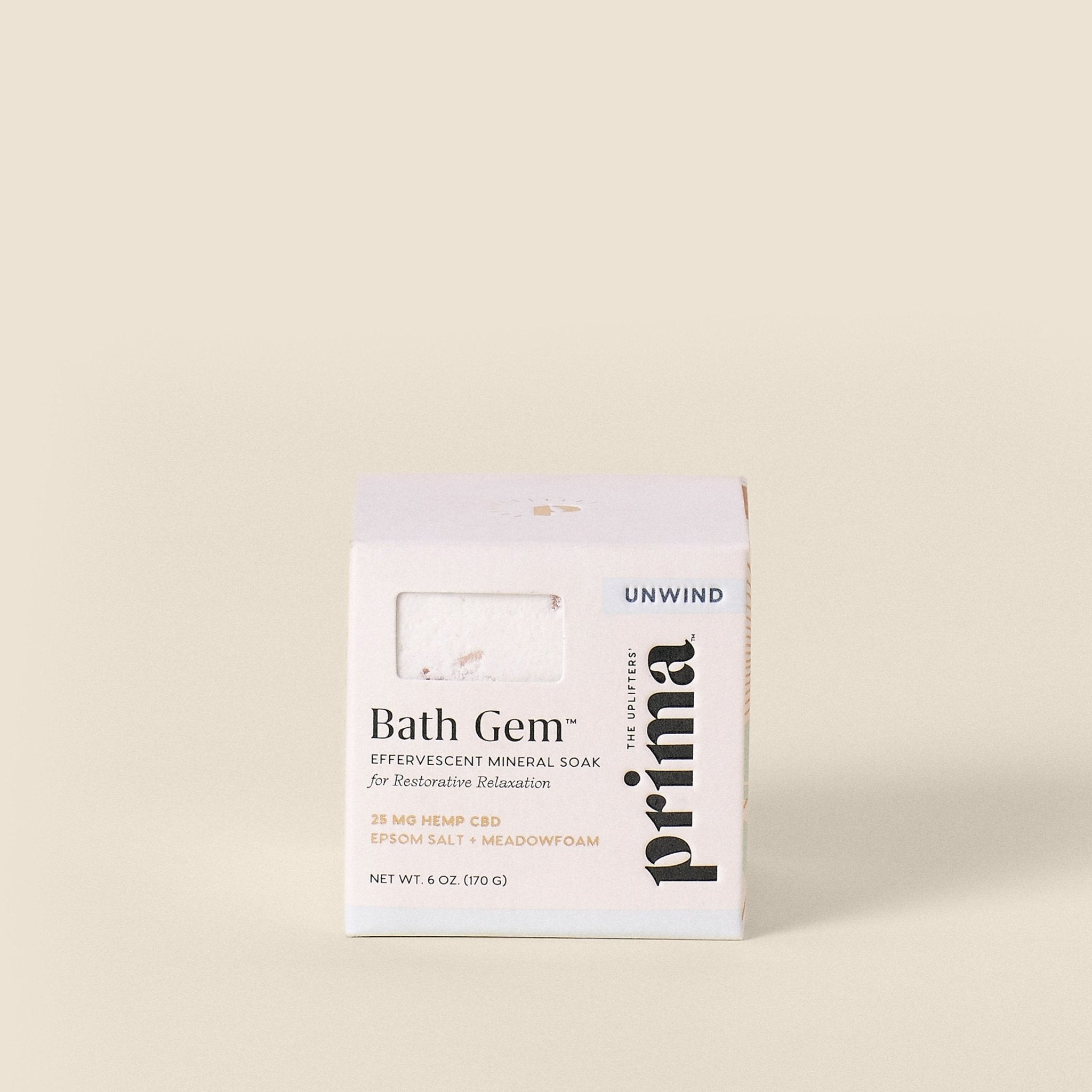 Image of Unwind Bath Gem™ | Moisturizing Bath Soak with Epsom Salt & Magnesium