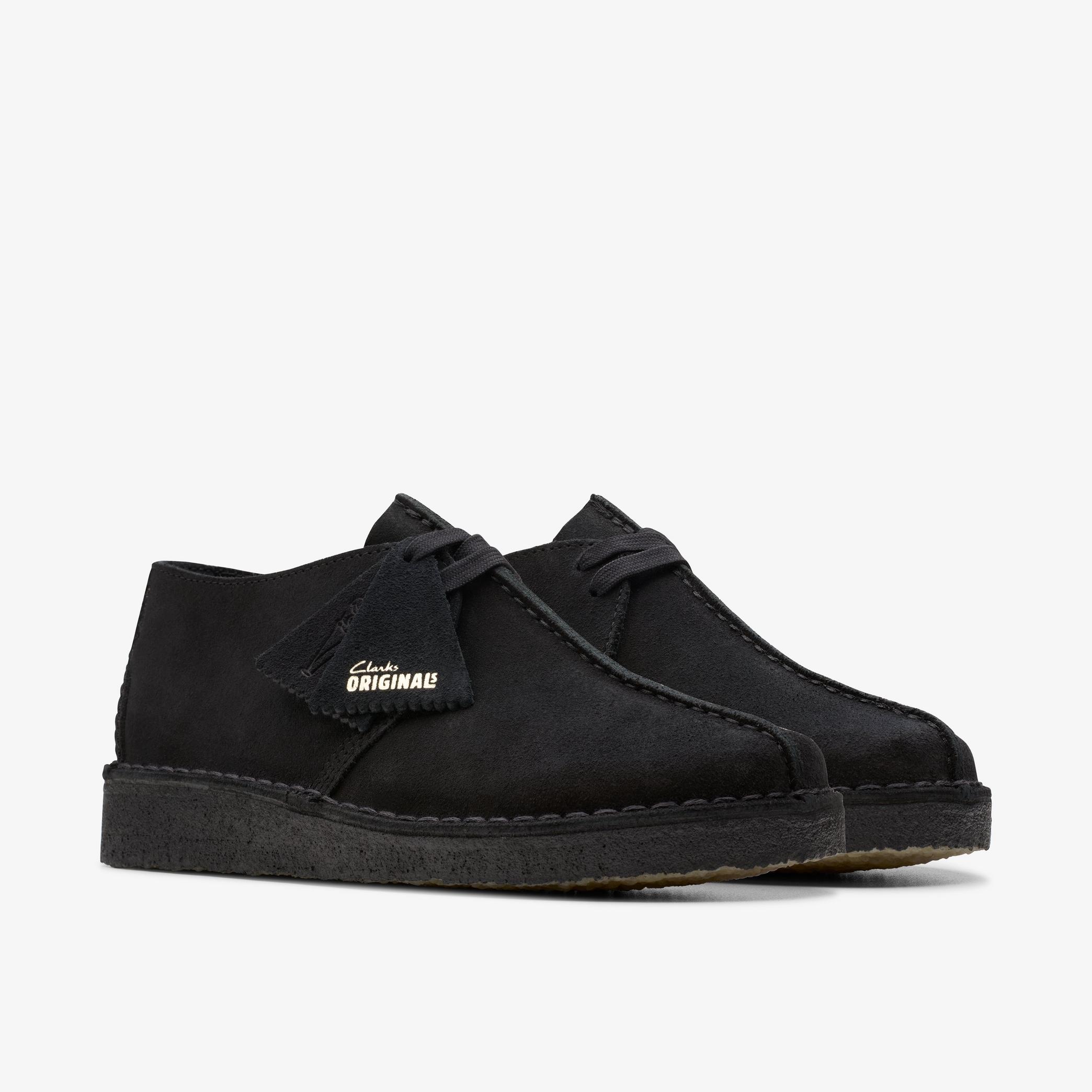 Shop Desert Trek Black Suede