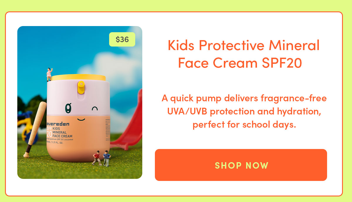 Kids Protective Mineral Face Cream SPF20