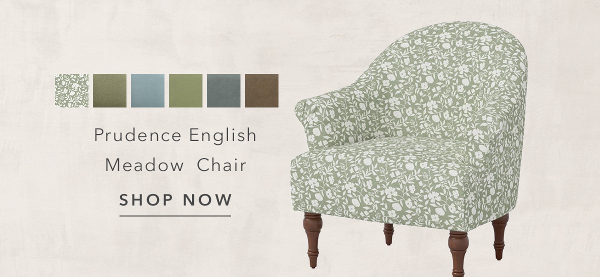 Prudence English Meadow Botanical Cotton Chair